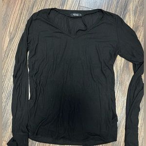 Michael Lauren Ribbed long sleeve shirt